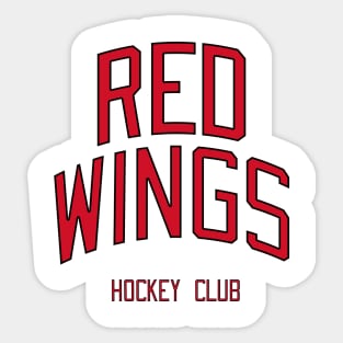 Red Wings Hockey Club Sticker